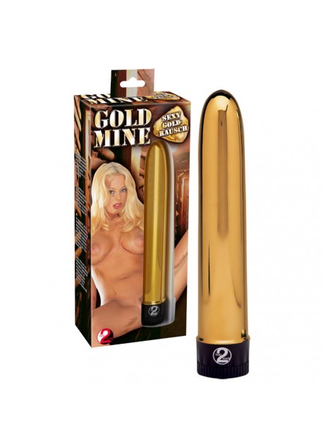 You2Toys Gold Mine - tyčový vibrátor 19 cm