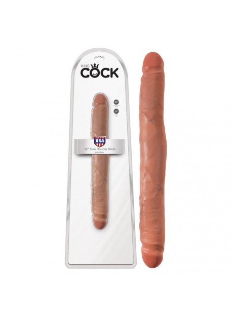 King Cock - dvojité realistické dildo 30,5cm